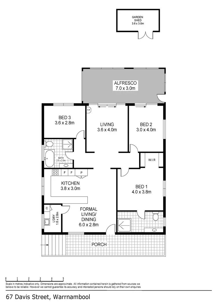 Floorplan of Homely house listing, 67 Davis Street, Warrnambool VIC 3280
