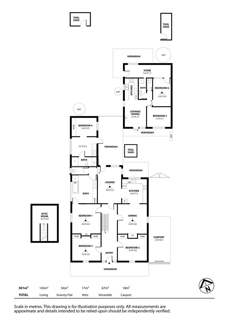Floorplan of Homely house listing, 191 Bower Road, Ethelton SA 5015