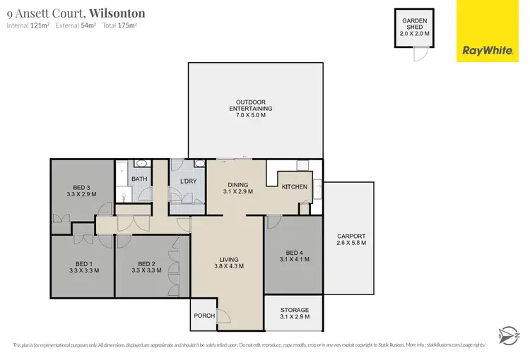 Floorplan of Homely house listing, 9 Ansett Court, Wilsonton QLD 4350