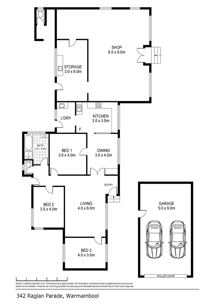 Floorplan of Homely house listing, 342 Raglan Parade, Warrnambool VIC 3280