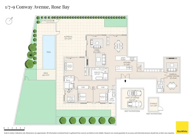 Floorplan of Homely apartment listing, 1/7-9 Conway Avenue, Rose Bay NSW 2029