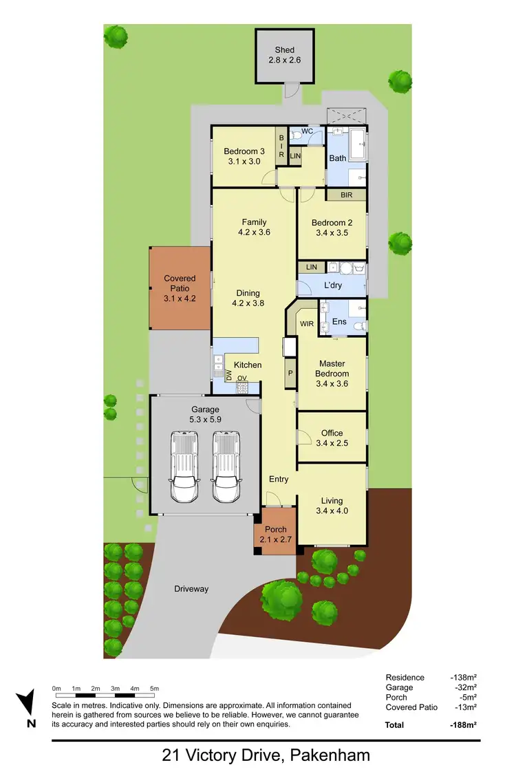 Floorplan of Homely house listing, 21 Victory Drive, Pakenham VIC 3810