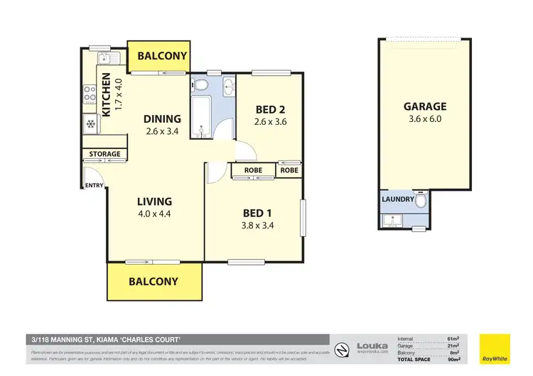 Floorplan of Homely apartment listing, 3/118 Manning Street, Kiama NSW 2533