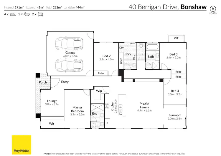 Floorplan of Homely other listing, 40 Berrigan Drive, Bonshaw VIC 3352