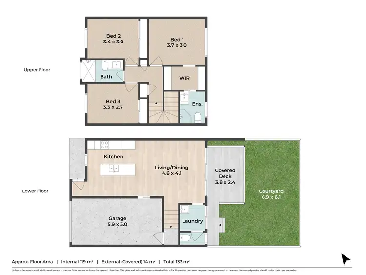 Floorplan of Homely apartment listing, 3/73 Railway Parade, Norman Park QLD 4170