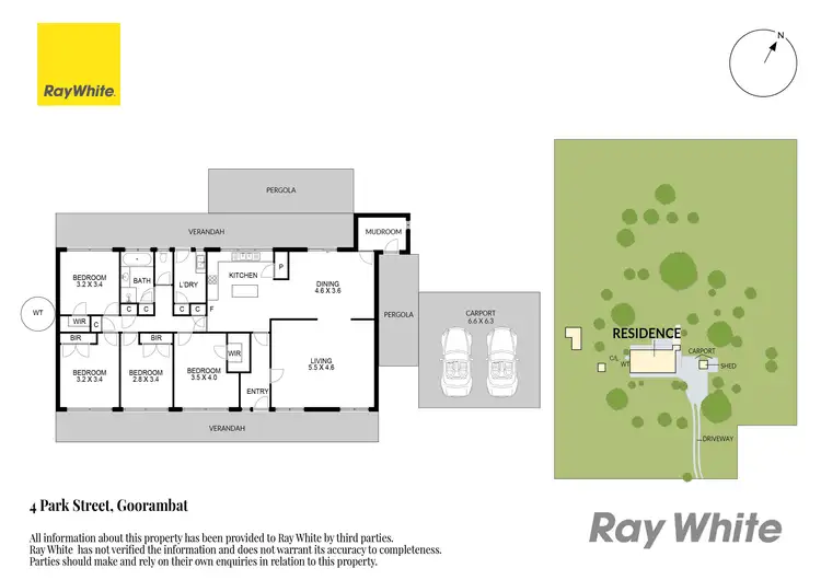 Floorplan of Homely house listing, 4 Park Street, Goorambat VIC 3725