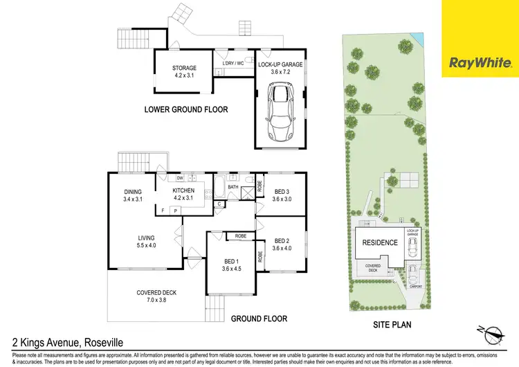Floorplan of Homely house listing, 2 Kings Avenue, Roseville NSW 2069