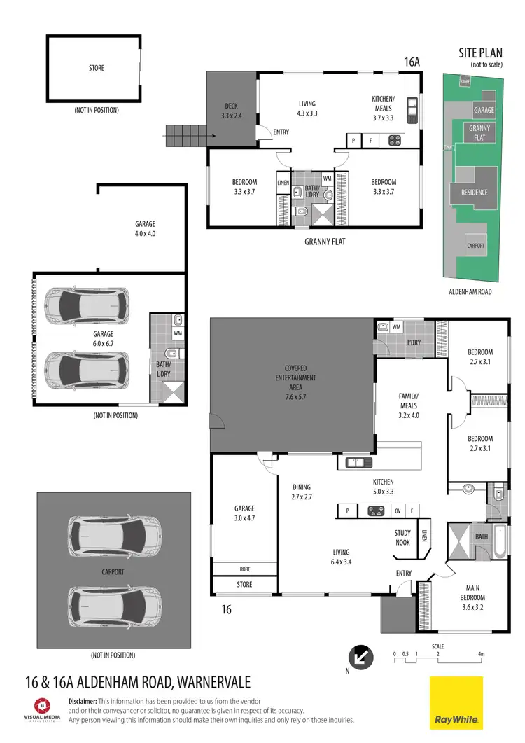 Floorplan of Homely house listing, 16 & 16a Aldenham Road, Warnervale NSW 2259