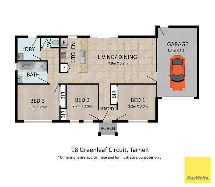 Floorplan of Homely house listing, 18A Greenleaf Circuit, Tarneit VIC 3029