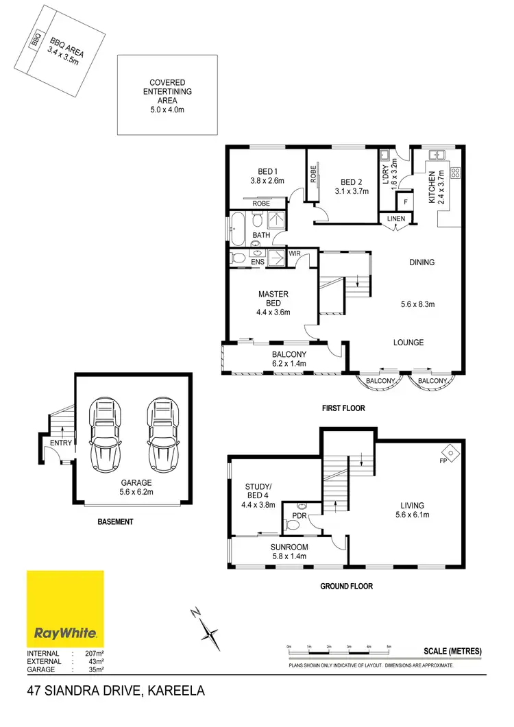 Floorplan of Homely house listing, 47 Siandra Drive, Kareela NSW 2232