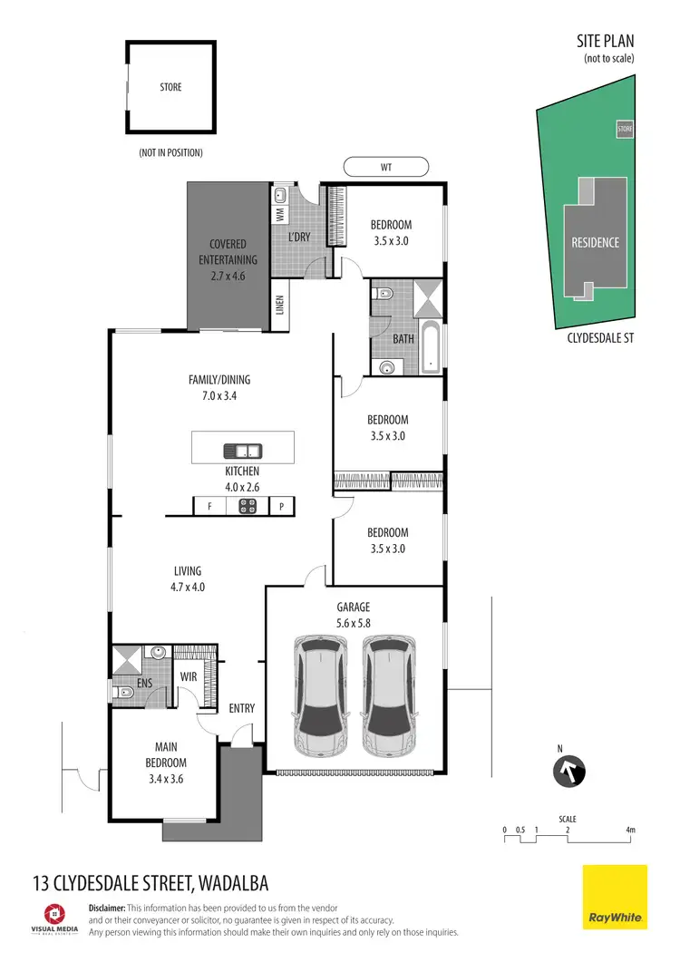 Floorplan of Homely house listing, 13 Clydesdale Street, Wadalba NSW 2259