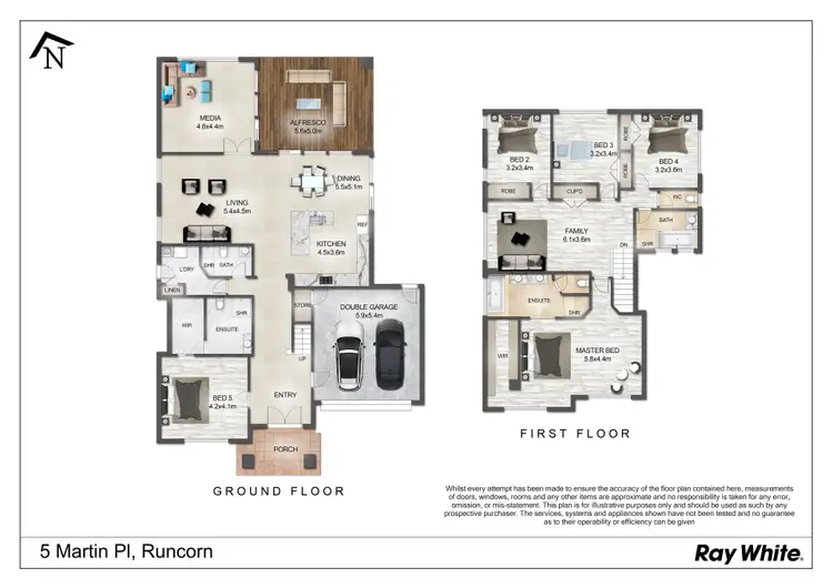 Floorplan of Homely house listing, 5 Martin Place, Runcorn QLD 4113
