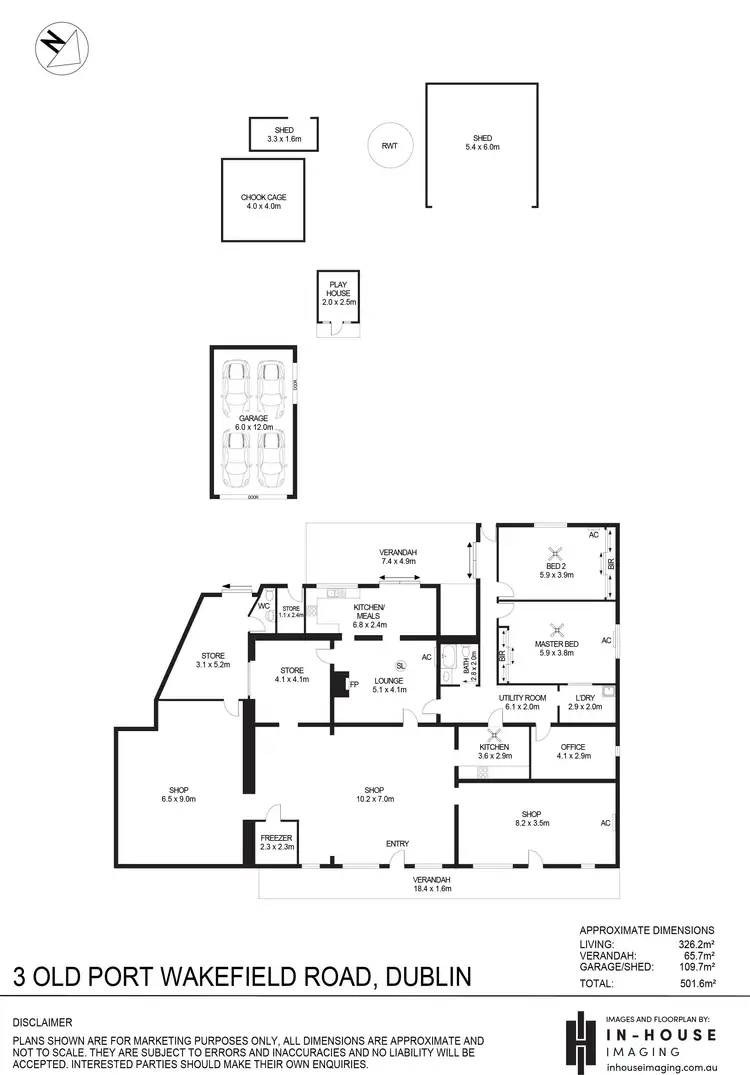 Floorplan of Homely house listing, 3 Old Port Wakefield Road, Dublin SA 5501