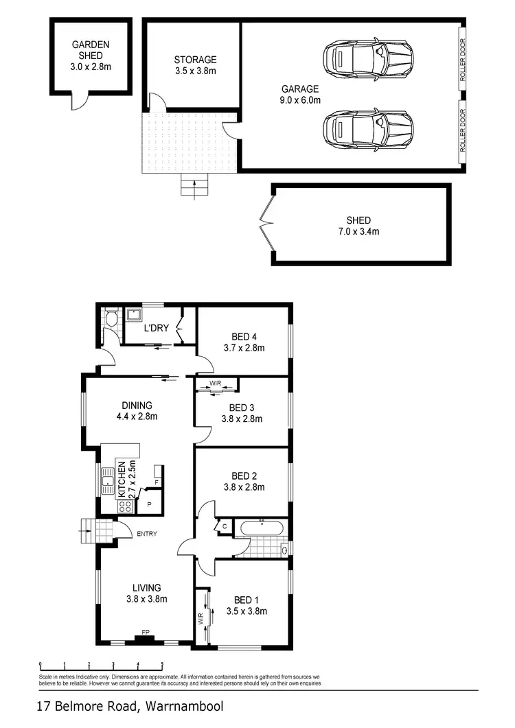 Floorplan of Homely house listing, 17 Belmore Road, Warrnambool VIC 3280