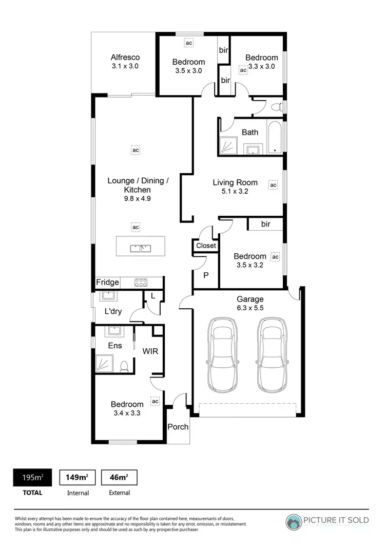 Floorplan of Homely house listing, 22 Brookfield Street, Blakeview SA 5114