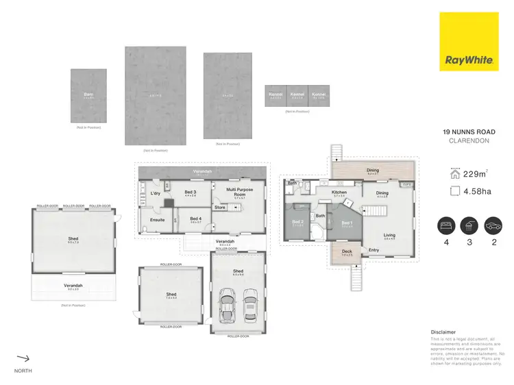 Floorplan of Homely rural property listing, 19 Nunns Road, Clarendon QLD 4311
