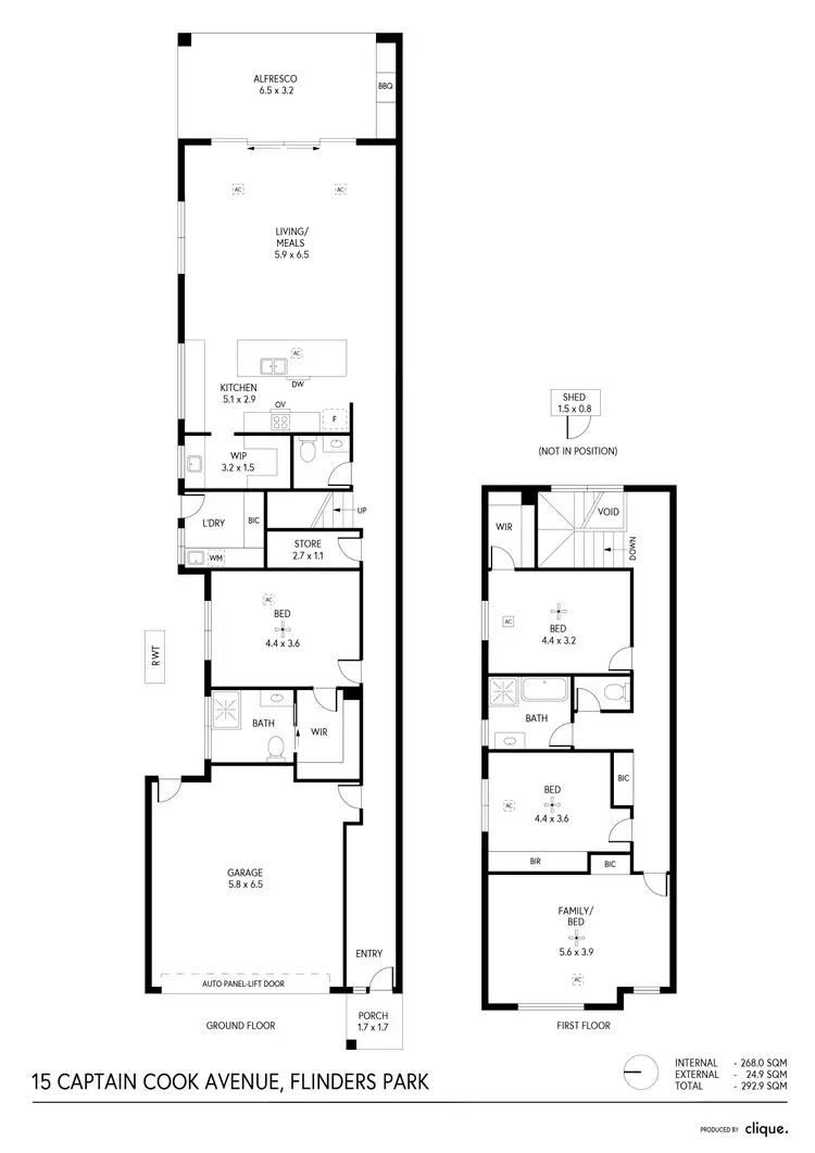 Floorplan of Homely house listing, 15 Captain Cook Avenue, Flinders Park SA 5025