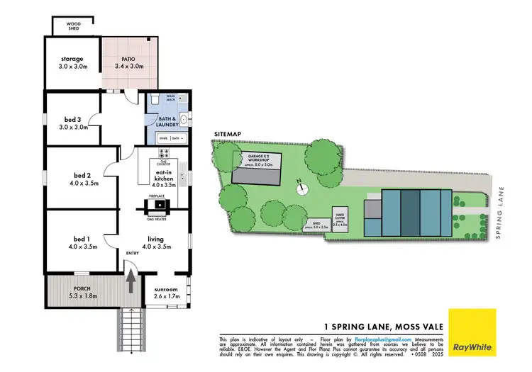 Floorplan of Homely house listing, 1 Spring Lane, Moss Vale NSW 2577