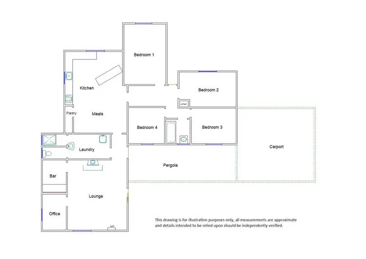 Floorplan of Homely house listing, 8 Philip Avenue, Bordertown SA 5268