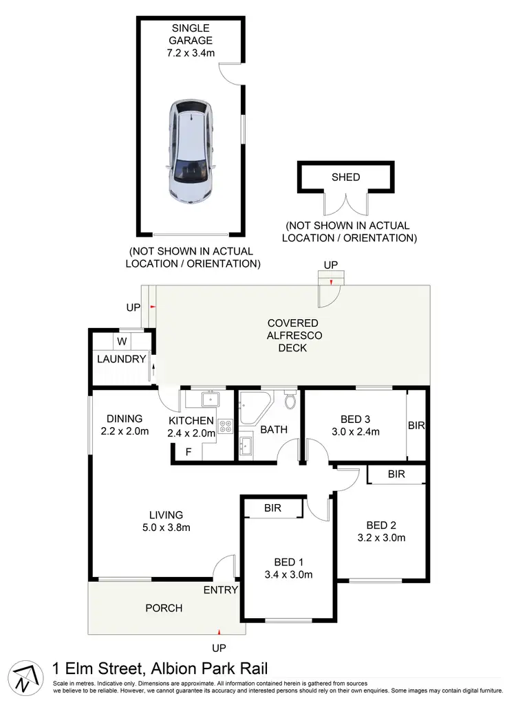 Floorplan of Homely house listing, 1 Elm Street, Albion Park Rail NSW 2527
