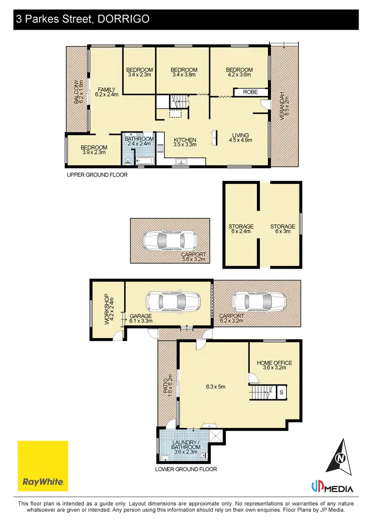 Floorplan of Homely house listing, 3 Parkes Street, Dorrigo NSW 2453
