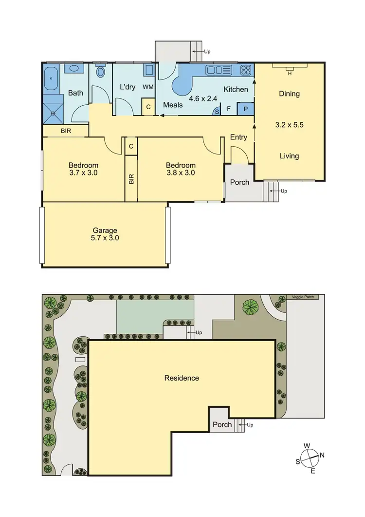 Floorplan of Homely unit listing, 3/41 Paddington Road, Hughesdale VIC 3166