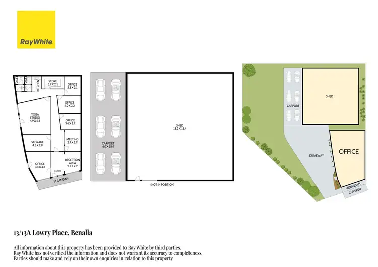 Floorplan of Homely house listing, 13/13A Lowry Place, Benalla VIC 3672