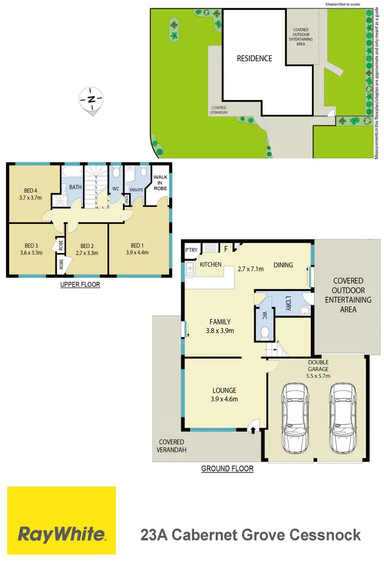 Floorplan of Homely house listing, 23A Cabernet Grove, Cessnock NSW 2325