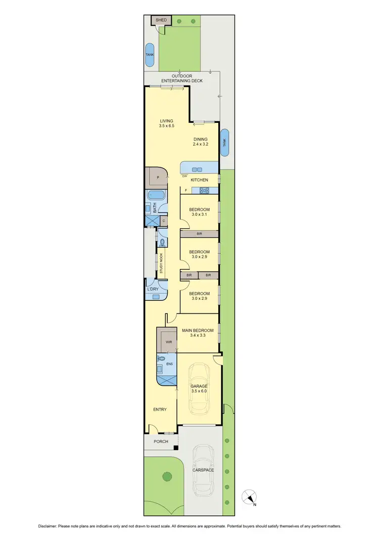 Floorplan of Homely house listing, 101b Evell Street, Glenroy VIC 3046
