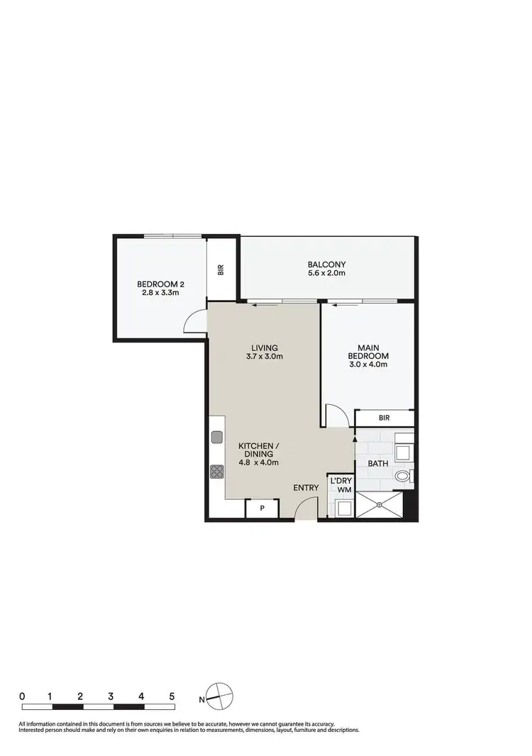 Floorplan of Homely apartment listing, 411/20 Lomandra Drive, Clayton South VIC 3169