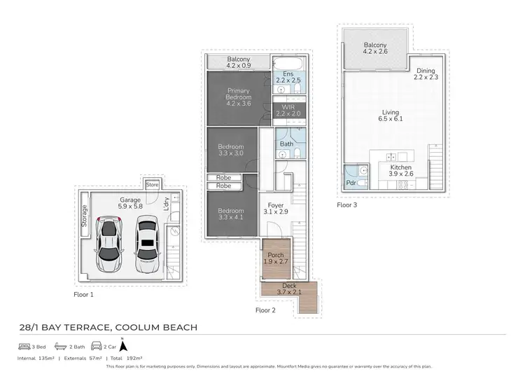 Floorplan of Homely apartment listing, 28/1 Bay Terrace, Coolum Beach QLD 4573