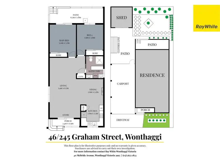 Floorplan of Homely house listing, 46/245 Graham Street, Wonthaggi VIC 3995