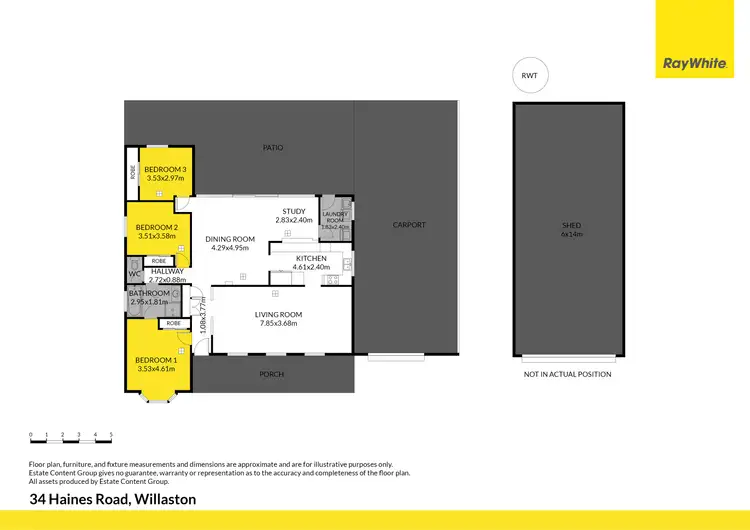 Floorplan of Homely house listing, 34 Haines Road, Willaston SA 5118