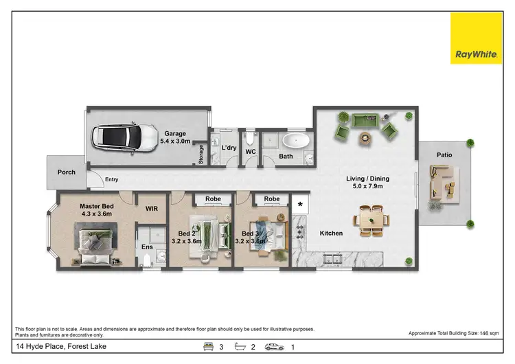 Floorplan of Homely house listing, 14 Hyde Place, Forest Lake QLD 4078