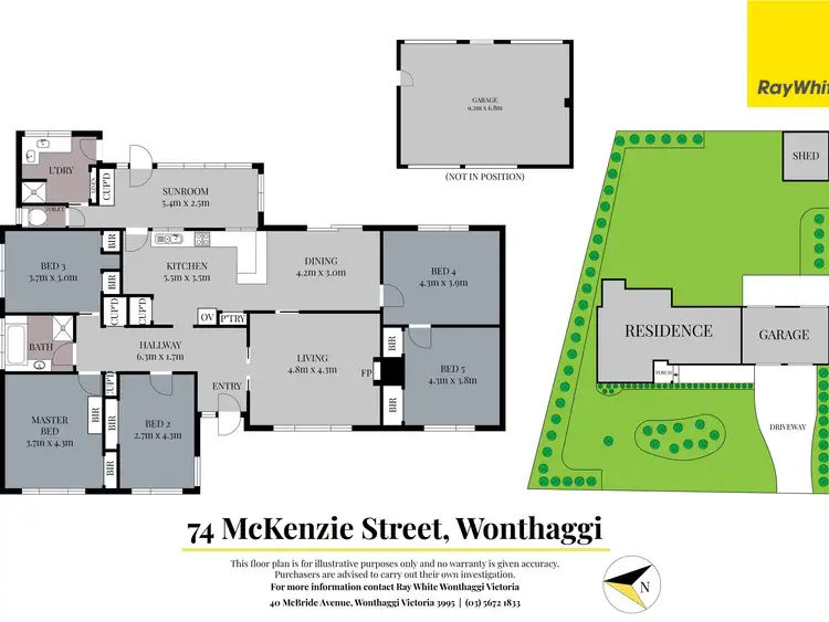Floorplan of Homely house listing, 74 Mckenzie Street, Wonthaggi VIC 3995
