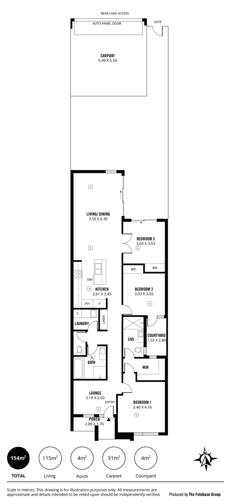Floorplan of Homely house listing, 17 Sauble Lane, Seaford Heights SA 5169