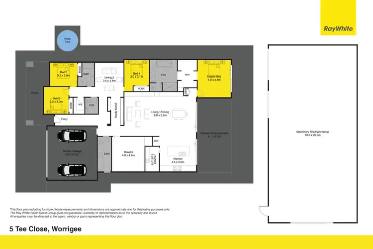Floorplan of Homely other listing, 5 Tee Close, Worrigee NSW 2540