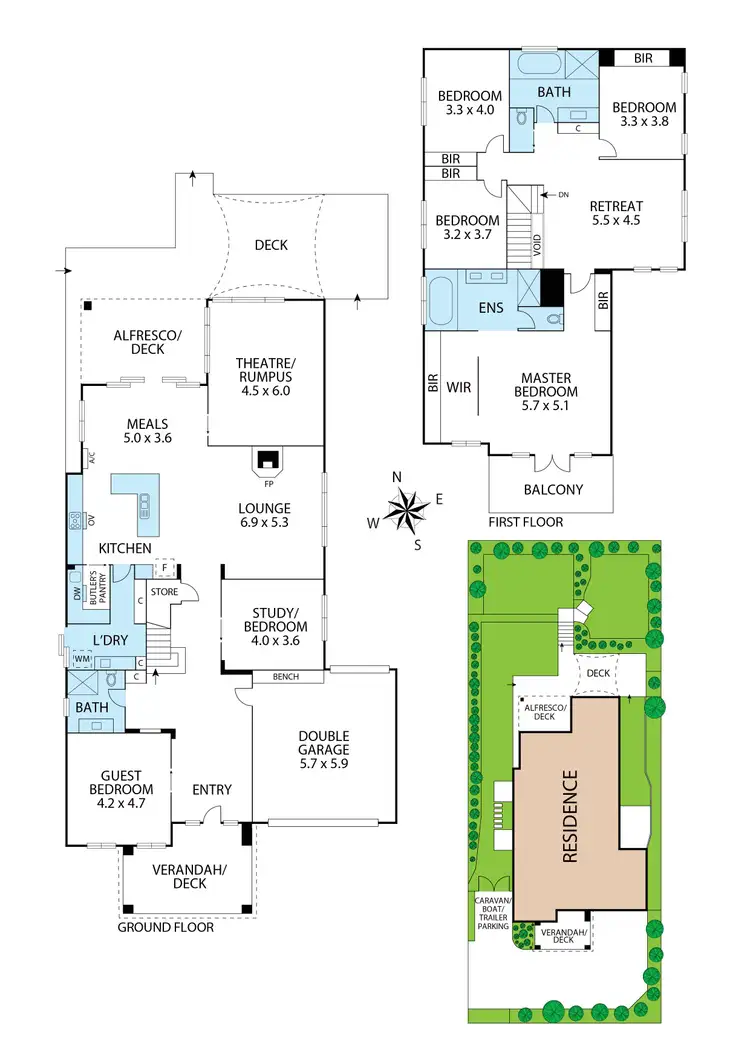 Floorplan of Homely house listing, 56 Peterborough Drive, Doreen VIC 3754