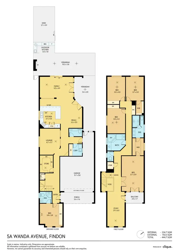 Floorplan of Homely house listing, 5A Wanda Avenue, Findon SA 5023