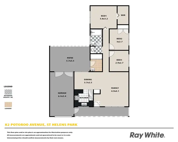 Floorplan of Homely house listing, 82 Potoroo Avenue, St Helens Park NSW 2560