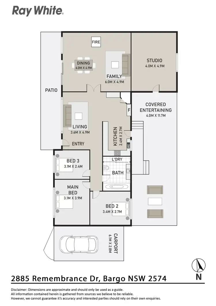 Floorplan of Homely other listing, 2885 Remembrance Driveway, Bargo NSW 2574