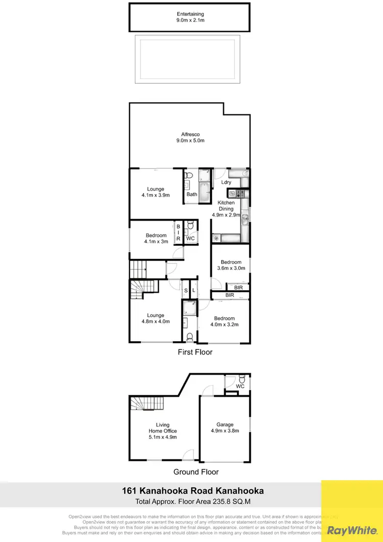 Floorplan of Homely house listing, 161 Kanahooka Road, Kanahooka NSW 2530