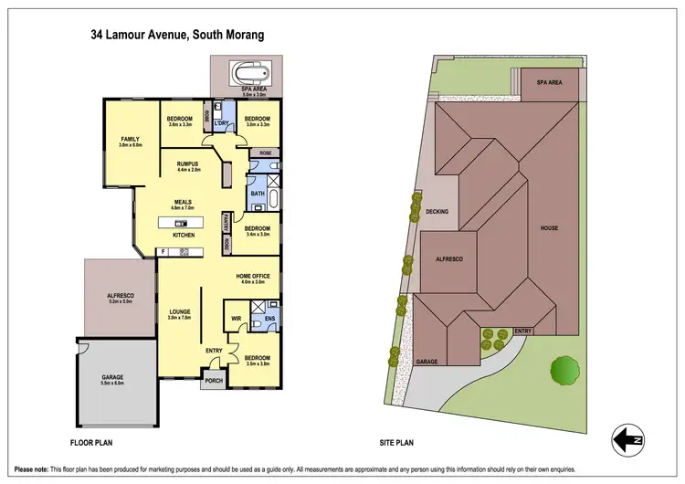 Floorplan of Homely house listing, 34 Lamour Avenue, South Morang VIC 3752