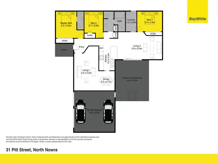 Floorplan of Homely house listing, 31 Pitt Street, North Nowra NSW 2541