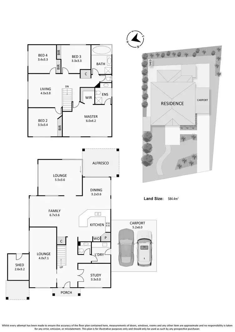 Floorplan of Homely house listing, 11 Kenmore Court, Frankston VIC 3199