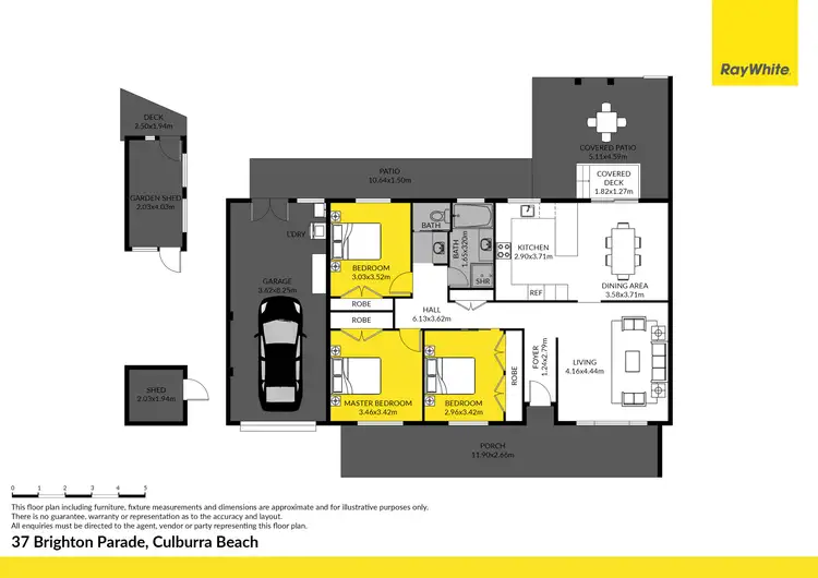 Floorplan of Homely house listing, 37 Brighton Parade, Culburra Beach NSW 2540