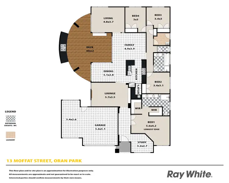 Floorplan of Homely house listing, 13 Moffat Street, Oran Park NSW 2570