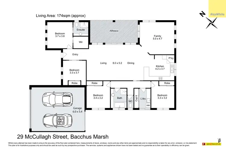 Floorplan of Homely house listing, 29 McCullagh Street, Bacchus Marsh VIC 3340