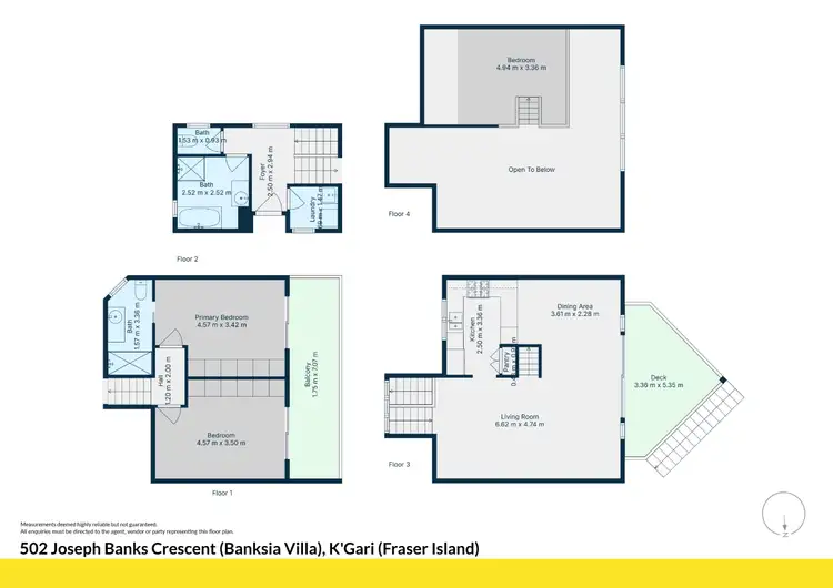Floorplan of Homely house listing, 502 Joseph Banks Crescent, Fraser Island QLD 4581