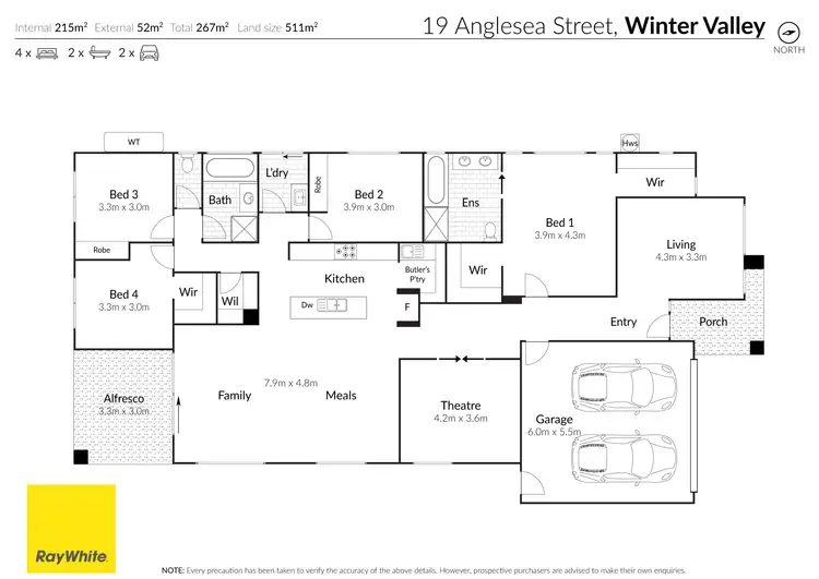 Floorplan of Homely other listing, 19 Anglesea Street, Winter Valley VIC 3358